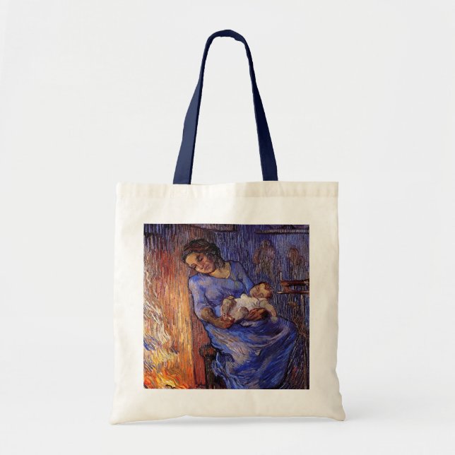 Bolsa Tote O homem está no mar por Vincent van Gogh (Frente)