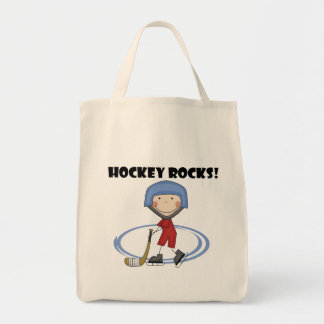 Bolsa Tote O hóquei balança t-shirt e presentes