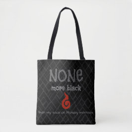 Bolsa Tote O Humor Definitivo de Segunda-feira: Edição NONE M