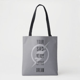Bolsa Tote O   instantâneo "seu sonho pequeno Nerdy triste "