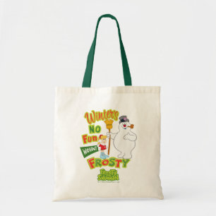 Bolsa Tote O inverno não se diverte sem o Snowman™ congelado