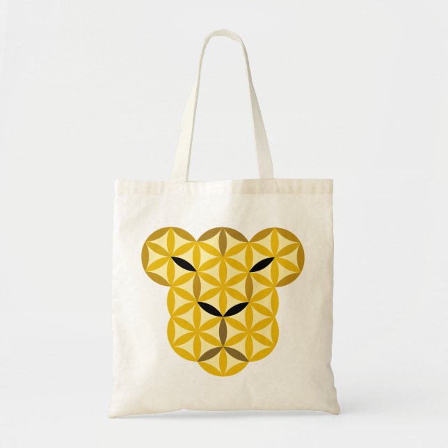 Bolsa Tote O Jaguar Da Vida - Animal Sagrado - 01. (Frente)