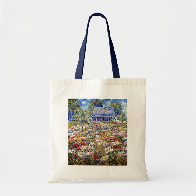 Bolsa Tote "O Jardim das Pedônias" (Frente)