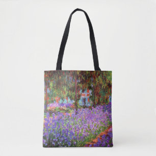 Bolsa Tote O jardim do artista em Giverny por Monet