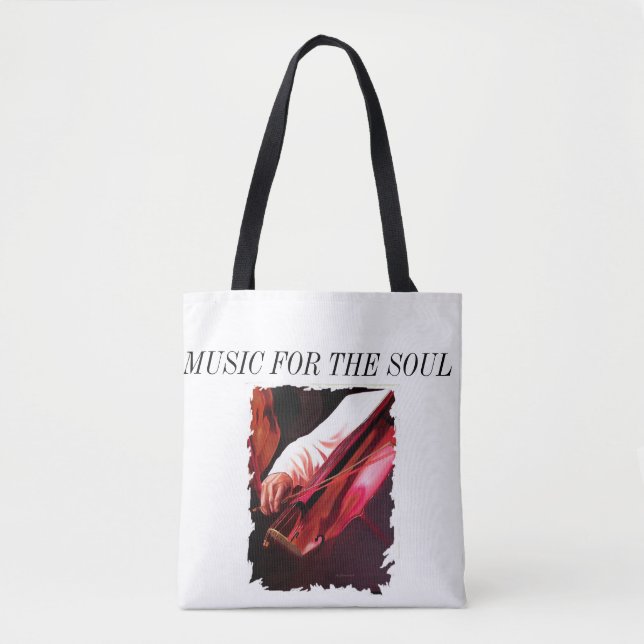 Bolsa Tote O Jogador do Cello (Frente)