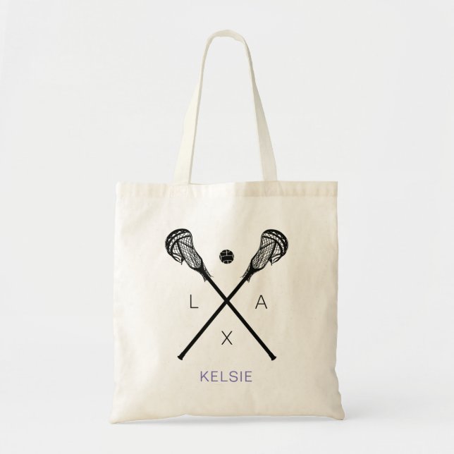 Bolsa Tote O Lacrosse das mulheres cola RELAXADO (Frente)
