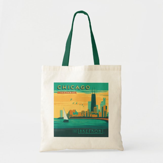 Bolsa Tote O Lakefront | Chicago, Illinois (Frente)