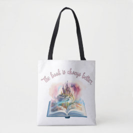 Bolsa Tote O livro é sempre melhor