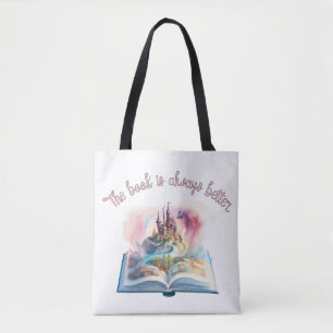 Bolsa Tote O livro é sempre melhor