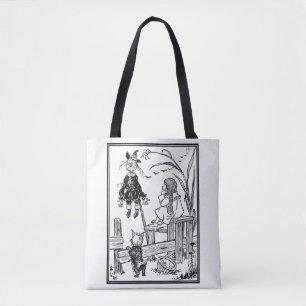 Bolsa Tote O Mágico de Oz Vintage, Dorothy e Totó Encontram o