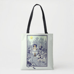 Bolsa Tote O Mágico de Oz Vintage, Dorothy Encontra os Munchk