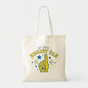 Bolsa Tote O maior fã do meu filho #1 Espuma Depende Dor Or