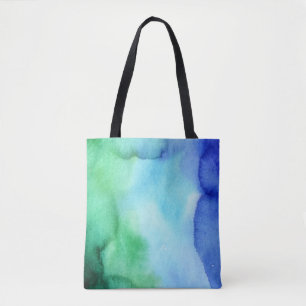 Bolsa Tote O mar multicolorido da aguarela protege (3) todas