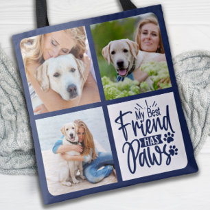 Bolsa Tote O Melhor Amigo Tem Patas Personalizadas 3 Pet Phot