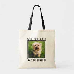 Bolsa Tote O melhor cachorro do mundo imprime fotos