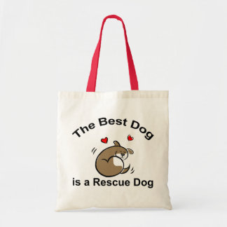 Bolsa Tote O melhor cão do salvamento