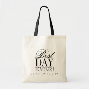 Bolsa Tote O MELHOR DIA da sacola NUNCA