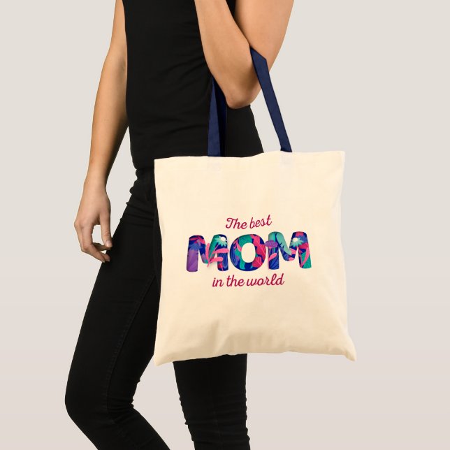 Bolsa Tote O melhor MOM no mundo Tote Bag (Frente (produto))