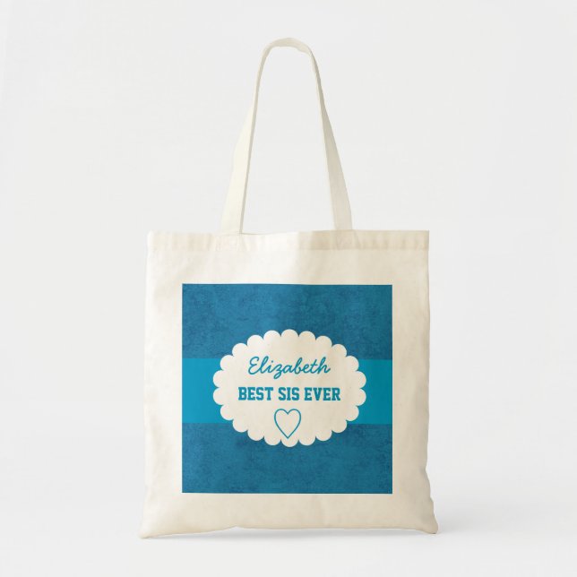 Bolsa Tote O melhor presente conhecido sempre feito sob (Frente)