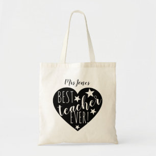 Bolsa Tote o melhor professor da sacola do hashtag do saco do