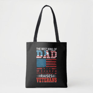 Bolsa Tote o melhor rei do pai levanta veteranos