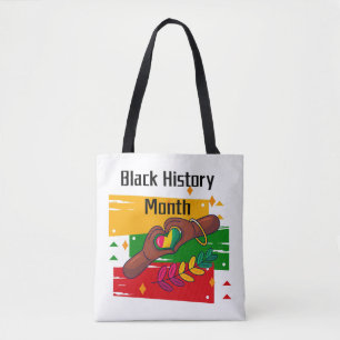 Bolsa Tote O Mês da História Negra Celebrando Levanta Juntos