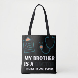 Bolsa Tote O meu irmão é um Design da família doentio e orgul