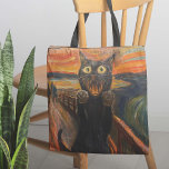 Bolsa Tote O Mocho<br><div class="desc">O Saco de Tote Meow - Apresentando "O Gato do Gritar", uma reviravolta purr-sonalizada no gritar clássico de Munch! Imaginem um gato com mandíbulas caídas e olhos largos, desencadeando um gritar meow-tastic hilário e icônico. Contra um pano de fundo do caos em espiral, esta obra-prima encontra-se com a obra-prima, com...</div>