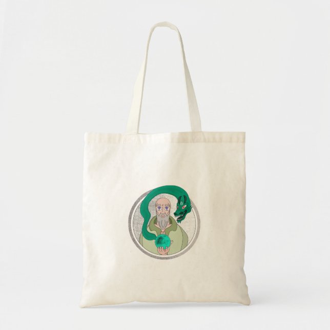 Bolsa Tote O Monge e o Dragão (Frente)