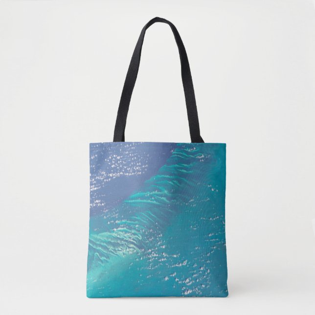 Bolsa Tote O Oceano Atlântico Ao Largo Da Costa Das Baamas (Frente)