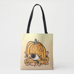 Bolsa Tote O Olho De Pumpkin Retro