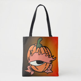 Bolsa Tote O Olho Sonolento da Pumpkin Spooky