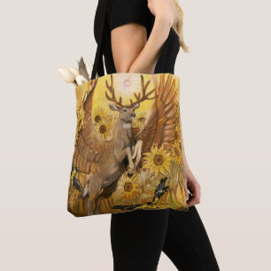 Bolsa Tote O ouro coloca cervos de mula