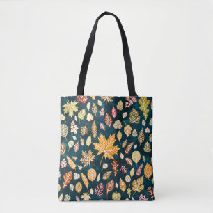 Bolsa Tote O outono deixa uma imagem de fundo uniforme