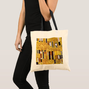 Bolsa Tote O padrão de beijo de Gustav Klimt, Art Nouveau
