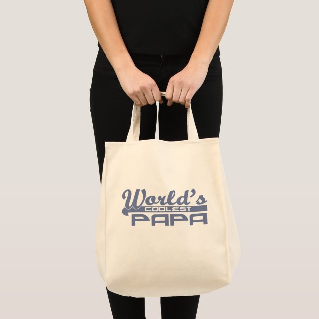 Bolsa Tote O Papa mais legal do mundo (Frente (produto))