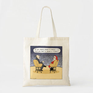 Bolsa Tote O papai noel obtem algum conselho