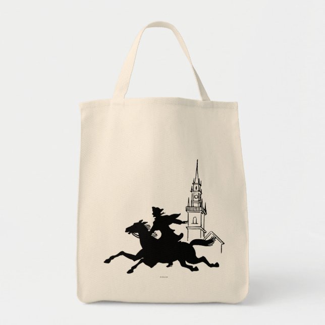 Bolsa Tote O passeio de Paul Revere (Frente)