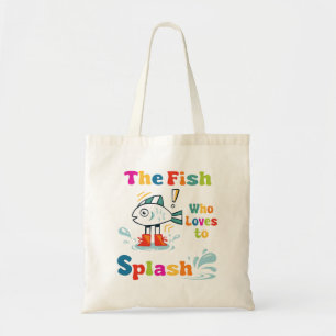 Bolsa Tote O peixe que adora esmagar