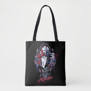 Bolsa Tote O pelotão do suicídio   Harley Quinn cobriu