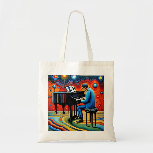 Bolsa Tote O Piano Player (Frente)