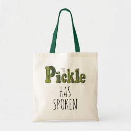 Bolsa Tote O Pickle Engraçado De Tendência Falou O Pickover