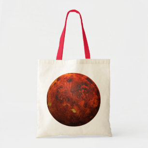 Bolsa Tote O planeta Venus - efeito 3D