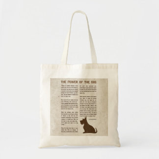 Bolsa Tote O Poder do Cão Poema - Rudyard Kipling