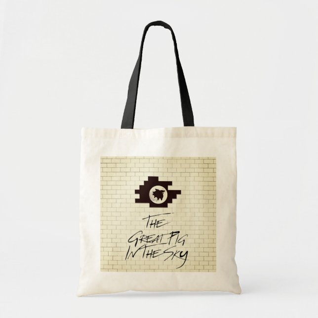 Bolsa Tote O Porco Do Excelente No Céu (Frente)