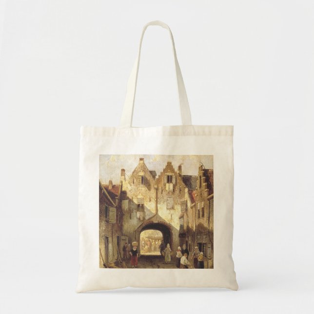 Bolsa Tote O Portão Antigo por Charles Leickert  (Frente)