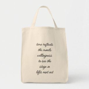 Bolsa Tote O próximo Ato da Vida, Grocery Tote Bag