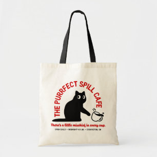 Bolsa Tote O Purrfect Derramar Cafe