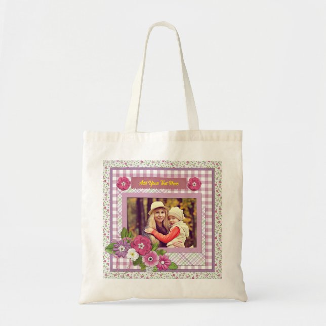 Bolsa Tote O Quadro Personalizado com Texto Personalizado  (Frente)