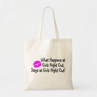 Bolsa Tote O que acontece na noite das meninas para fora